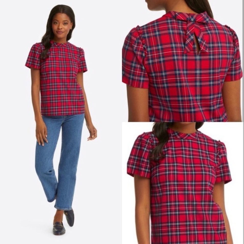 Draper James Angie Check Bow Top Lipstick Medium